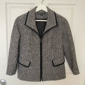 Lafayette 148 NY Career Tweed Blazer Jacket - Size 2